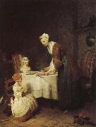 Jean Baptiste Simeon Chardin, fasting prayer